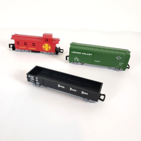 Lot of 3 Bachmann Railroad Train Santa Fe ATSF 999628 Lehigh Valley Nickel Plate - Picture 5 of 9